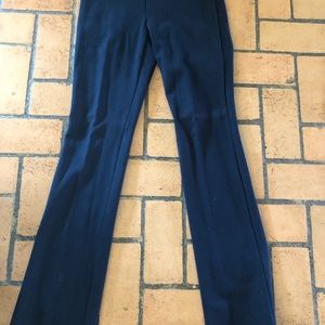 CAbi navy ponte knit trousers